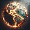 Glowing globe