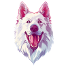 Berger Blanc Suisse | White Shepherd | Cartoon