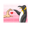 Pingouin amoureux Ami Pingouins
