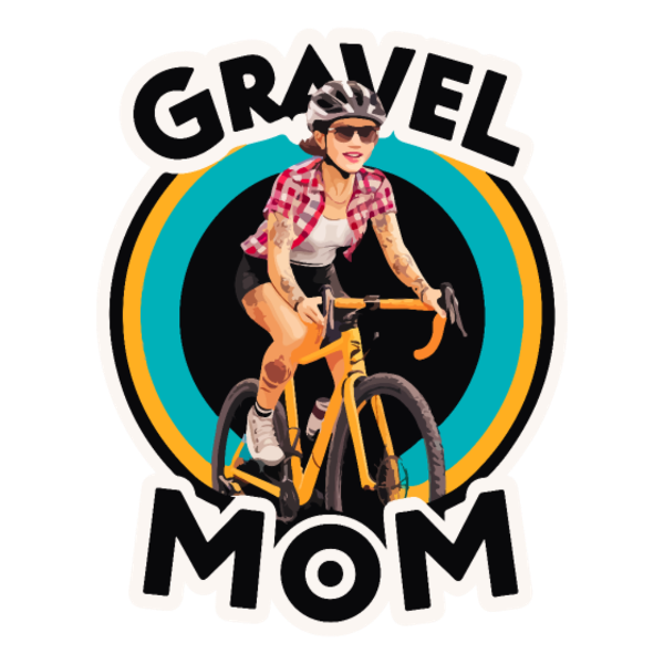 Koszulka "Gravel Mom na rowerze gravelowym - Dzień Matki"