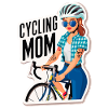 Cycling Mom Empowerment Sticker