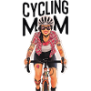 Vibrant Cycling Mum Illustration