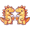 Dinosaur Stegosaurus Beer Booze