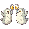 Seal Animal Beer Funny Booze