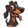 Dachshund | Dachshund | Cartoon Artwork