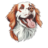 Clumber Spaniel | Cartoon Artwork