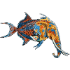 Créature fantastique : mi-éléphant, mi-poisson