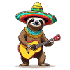 Sloth Mexican Mariachi Guitar Music
