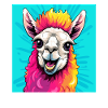 Alpaca in Pop Art