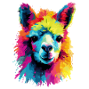 Alpaca in Pop Art