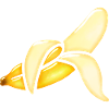 Glassy Banana aquarelle