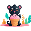 Cupcake Panther