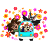 Hippie trio
