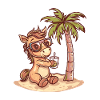 Horse Island Summer Palm