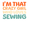 Sewing Sewing Machine Crazy Girl