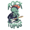 Rocker Octopus / Pun / Rocktopus