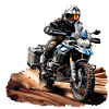 Motorcycle GS off-road