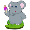 Elefant Waffeleis