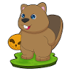 Beaver Halloween Pumpkin