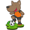 Dog Soccer Player Soccer