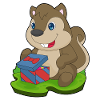 Squirrel Christmas Package
