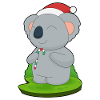 Koala Christmas Candy Cane