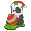 Panda Christmas Christmas Bell