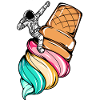 Astronaute glace space