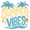 Summer Vibes Beach Vacation