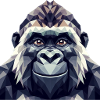 A Polygon Style Monkey
