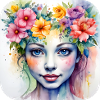 Cute Flower Girl