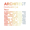 Architecte Explication des termes