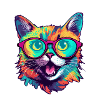 crazy cat