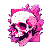 pink skull