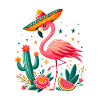 Cinco de Mayo Flamingo