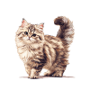 Chat Sibérien Sibirische Katze