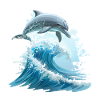 Dolphin Ocean Jump Sea