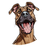 Dogo Canario | Cartoon Artwork