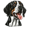 English Pointer | Cartoon Artwork