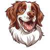 Epagneul Breton Brittany Spaniel | Cartoon