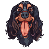Field Spaniel | Cartoon Artwork