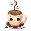 Kaffeetasse mit heißem Kaffee