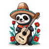 Sloth Mexican Mariachi Guitar Fiesta
