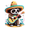 Sloth, Mariachi, Mexico, Music, Fiesta