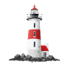 Lighthouse On The Rocky Coast