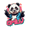 EMILY - Vakkert jentenavn med en kul panda