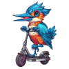 Trottinette Kingfisher
