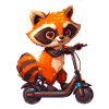 Raccoon Scooter