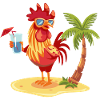 Rooster Island Summer Palm