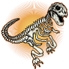 Radiant Dinosaur Skeleton Tyrannosaurus Rex